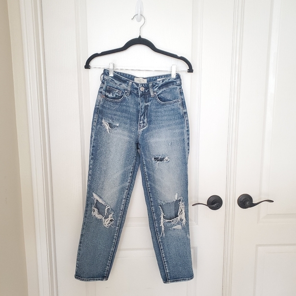 PacSun Mom Jean sz 23 Distressed - Picture 1 of 6